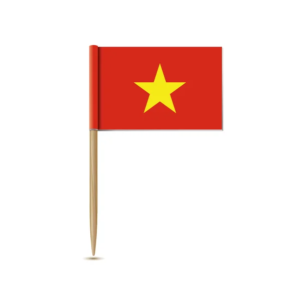 Bandera de Vietnam — Vector de stock