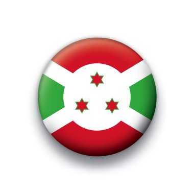 vektör bayrak düğmesini dizi bütün egemen ülkeler - burundi