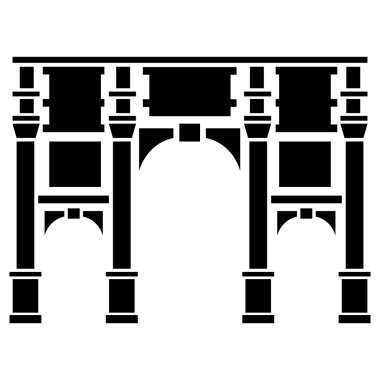 Mermer arch Londra vektör çizim