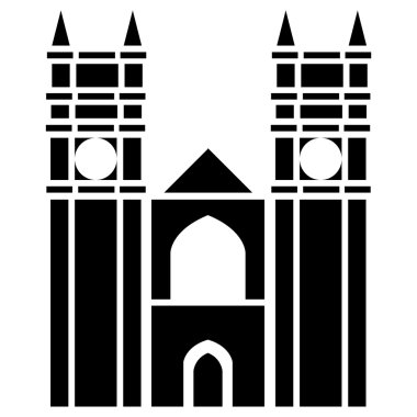 westminster abbey Londra vektör çizim