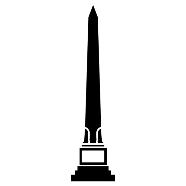 Vector illustration of Cleopatra's needle of London — Stock Vector
