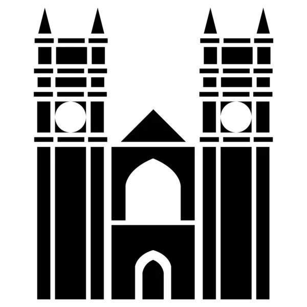 Ilustración vectorial de la Abadía de Westminster de Londres — Vector de stock