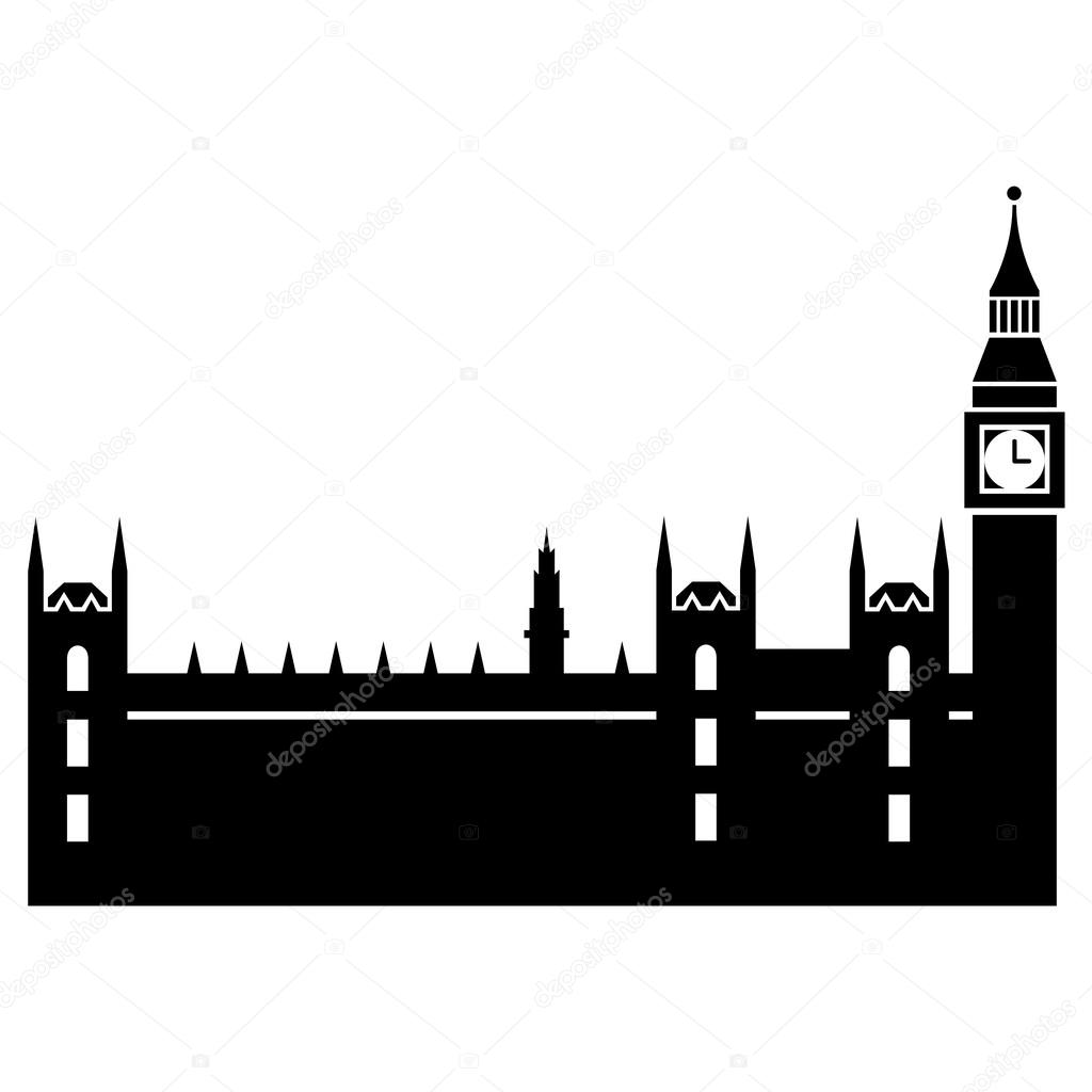 Vector illustration of Parliaments House of London