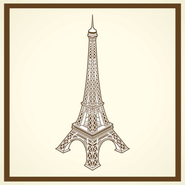 tour Eiffel kartpostal