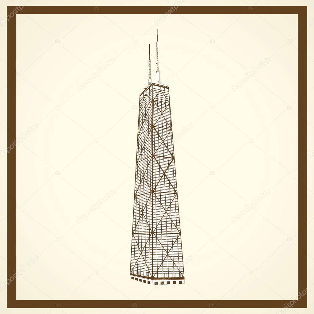 Sears tower postcard Stock Vector Image by ©nicolarenna4 #46664099