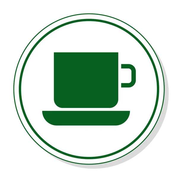 Icono web para la comunicación - café — Archivo Imágenes Vectoriales