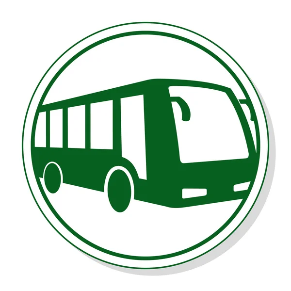 Icono web para la comunicación - bus — Vector de stock