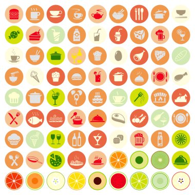 Food Icons Set clipart