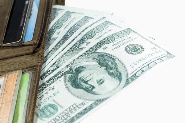 100 dollar pocket money — Stock Photo, Image