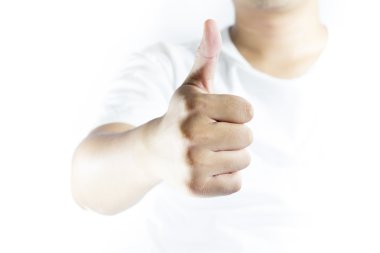 adam el ok işareti el hareketi