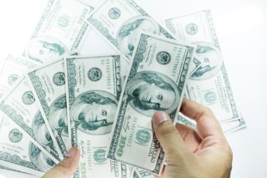 el, yüz dolar paketine