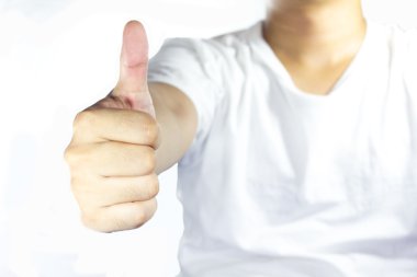 adam el ok işareti el hareketi