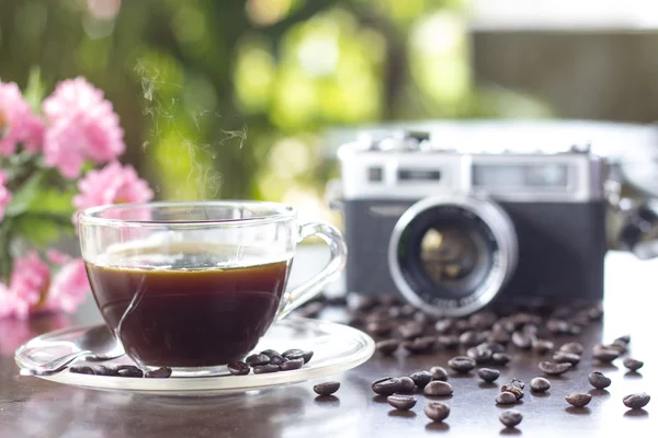 Bella natura morta caffè — Foto Stock