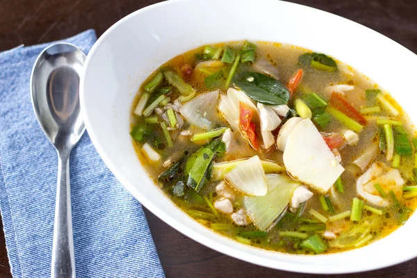 Tom yum goong veya baharatlı karides — Stok fotoğraf