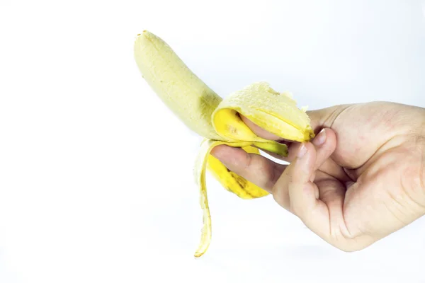 Золотий смачний банановий — стокове фото