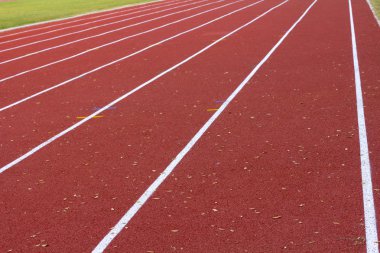 Atletizm yolda yakın çekim