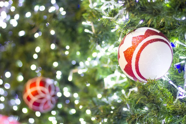 Closeup of Christmas-tree decorations — Stock Photo, Image