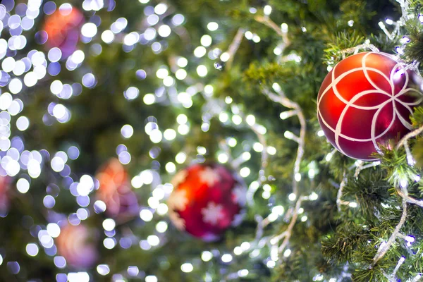 Closeup of Christmas-tree decorations — Stock Photo, Image