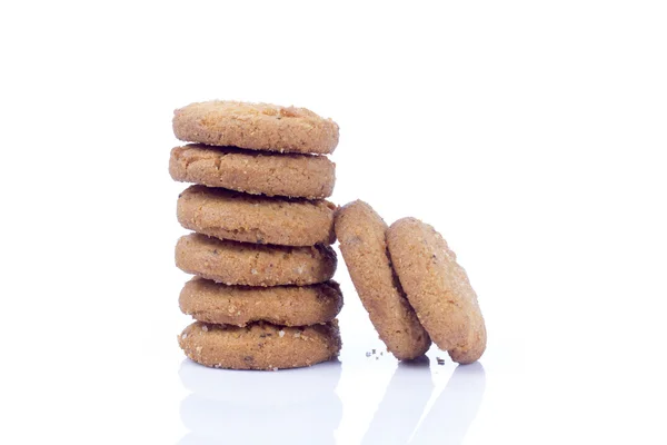 Cookies geïsoleerd op witte achtergrond — Stockfoto