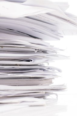 Office çalışma kağıtları kazıklı