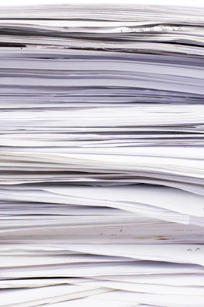 Piled up office work papers — Stock Photo, Image