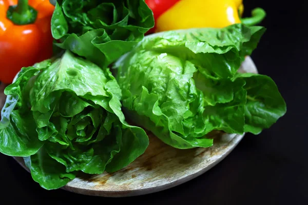 Conjunto Legumes Frescos Saladas — Fotografia de Stock