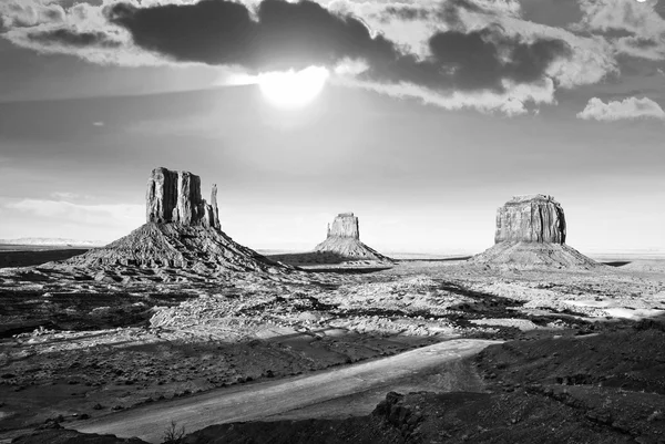 Pohled na monument valley od Endy ford bodu. — Stock fotografie