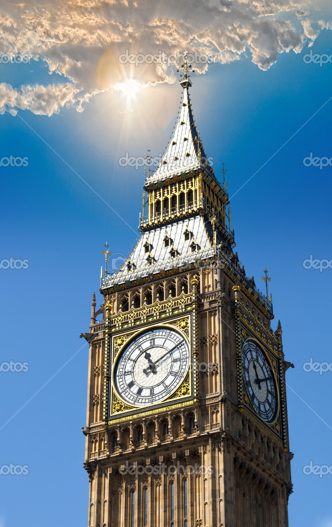 Big Ben, The Tower Clock in London Stock Photo by ©dade72n 26280357