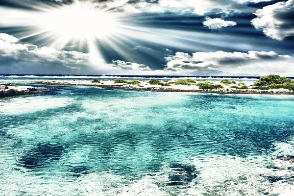 Mar da Polinésia — Fotografia de Stock