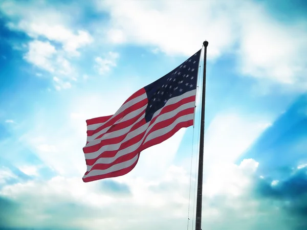 Bandeira dos Estados Unidos da América — Fotografia de Stock