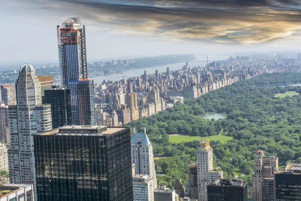 Vista ereale di Central Park, NYC — Foto Stock