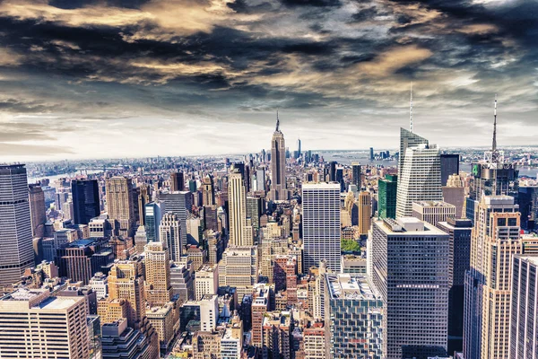 Hermosa vista del horizonte de Nueva York — Foto de Stock