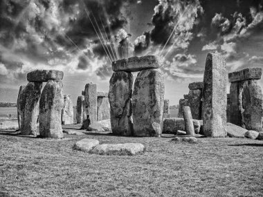 Stonehenge ile güzel gök