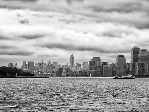 Panorama Manhattanu, nyc — Stock fotografie