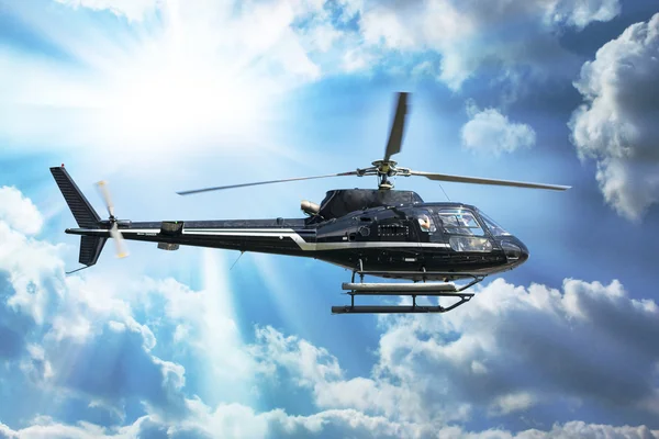 Helicopter for sightseeing — Stock Photo, Image