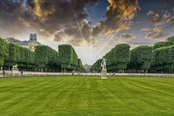 Luxemburg tuinen, Parijs. — Stockfoto