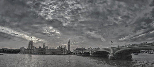 Westminster, Palace and Bridge.