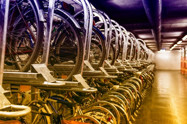 Modern bicycle parking — Stock Photo, Image