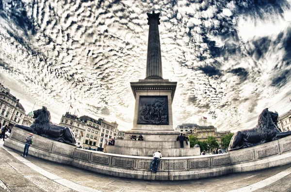 Trafalgar square, Londyn — Zdjęcie stockowe