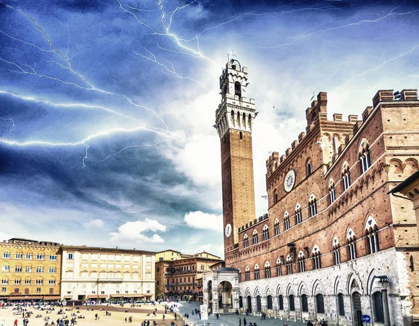 Siena, Toscana — Stockfoto