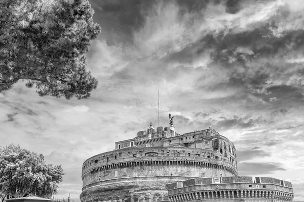 Castel San Angelo con el cielo hermoso, Roma —  Fotos de Stock