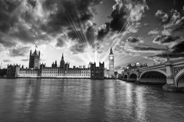 Bella vista di westminster di notte — Stockfoto