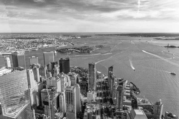 Panorámás Kilátás Manhattan New York — Stock Fotó