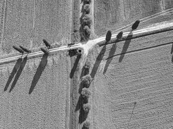 トスカーナ地方の無人機からの空中ビュー — ストック写真