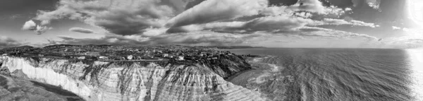 Vista Aérea Panorámica Scala Dei Turchi Sicilia — Foto de Stock