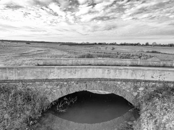 Petit Vieux Pont Dans Campagne Toscane — Photo