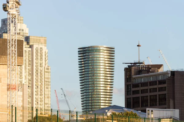 Nya Skyskrapor Canary Wharf — Stockfoto