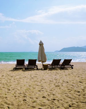 şehir plaj. Vietnam. Nha trang.