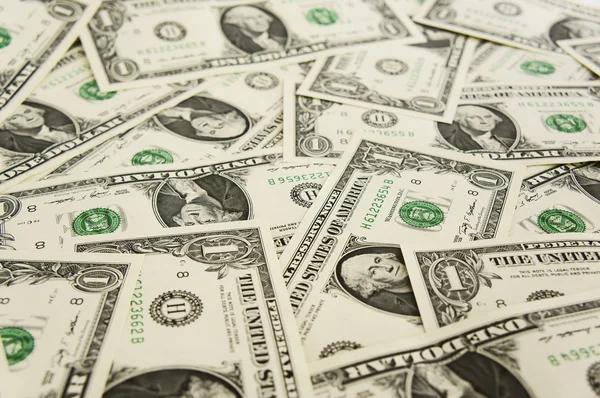 El fondo del dinero - 1 dólar — Foto de Stock