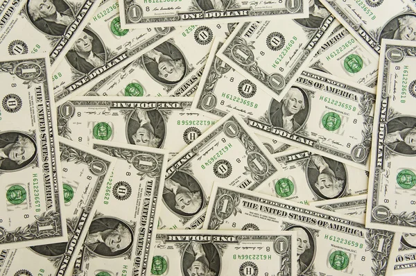 El fondo del dinero - 1 dólar — Foto de Stock